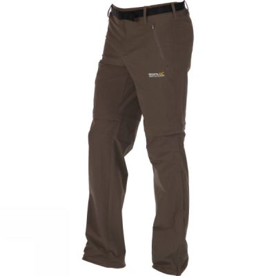 Pantalones Regatta Xert Stretch Zip Off II Hombre - Verde Oliva - Chile EMR304682